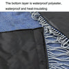 FWP Waterproof Thick Tassel Picnic Mat, Size: 200x150cm(Coffee)