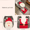 2 in 1 Santa Claus Christmas Decoration Toilet Set