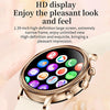 V60 1.39 Inch Health Monitoring Multifunctional Waterproof Bluetooth Call Smart Watch, Color: Black Steel
