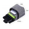 Vehicle Air Outlet Storage Bag Multi-function Document Change Storage Bag(Grey)