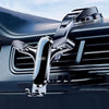 BUDK Triangle Gravity Sensor Car Phone Bracket Car Air Vent Navigation Holder, Model: Bent Suction Cup Base Model