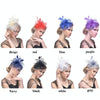 Handmade Bride Mesh Hair Accessories Wedding Photo Hat Headwear(Black)