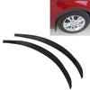 2 PCS 45cm Car Stickers Rubber Large Round Arc Strips Universal Fender Flares Wheel Eyebrow Decal Sticker Eyebrow Car-covers Black Striped Round Arc Strips