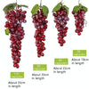 4 Bunches 60 Purple Grapes Simulation Fruit Simulation Grapes PVC with Cream Grape Shoot Props