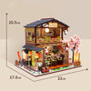 Creative DIY Assembled Model House Japanese Sushi Restaurant Birthday Gift
