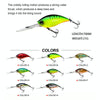 CB033/F 2pcs Inner Laser Deep Dive Sea Fishing Rock Fat Fake Bait Plastic Stiff Bait