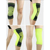 Outdoor Knee Leg Breathable Anti-collision Sports Protective Gear, Size: M (Fluorescent Green Light)