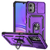 For Samsung Galaxy A06 4G Sliding Camshield Holder Phone Case(Purple)