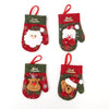 Christmas Decorations Restaurant Decorations Gift Bag Knife and Fork Set Gloves Style(Snowman)