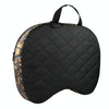 Camouflage Shaped Portable Camping Thickened Cushion, Size: 40x29x7cm(Black)
