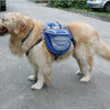 Dog Backpack Carrier Breathable Mesh Travel Bag, Blue, Medium