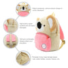 3D Cartoon Koala Plush Children Backpacks Kindergarten Schoolbag