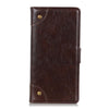 For Xiaomi Redmi Note 10 Pro Copper Buckle Nappa Texture Horizontal Flip Leather Case with Holder & Card Slots & Wallet(Coffee)