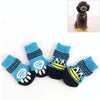 Anti-Slip Dog Socks, Big Mouth Duck, Small (4 Pack)