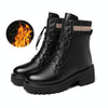 Women Fall And Winter Martin Boots England Style Thick Bottom Short Boots, Size: 38(Plus Velvet)
