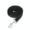 15m Dog Leash - Reflective, Padded Handle - Black