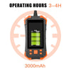 T20 4.3 inch IPS Screen 8mm Single Camera IP67 Waterproof Hard Cable Digital Endoscope, Length:3.5m(Black Orange)