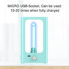 Intelligent Human Induction Portable UVC Sterilizer LED Light Underwear Disinfection Stick Lamp (Green)