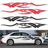 2 PCS/Set D-731 Totem Pattern Car Modified Decorative Sticker(White)