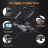M18L-A2 Motorcycle / Bicycle Rearview Mirror Wireless Charging Waterproof Box Mobile Phone Holder