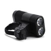 Y12 Bike LED Headlight Front Lamp 2 x XPE LEDs 350LM USB Charging Bicycle Headlight with 5 Modes