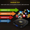 HK1 RBOX-H8S 4K Ultra HD Android 12.0 Smart TV Box with Remote Control, Allwinner H618 Quad-Core, 4GB+64GB(UK Plug)