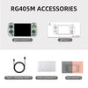 ANBERNIC RG405M Handheld Game Console 4 Inch IPS Touch Screen Aluminum Alloy Android 12 System 128G+128G 3100+Games(Gray)