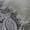 Hollow Lace Round Blanket + Pillow Suit Baby Photography Props(Khaki)