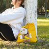 Expandable Pet Carrier Tote Bag, L (White/Green Dragon) - Cat/Small Dog