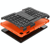 For Lenovo Tab M10 3rd Gen Tire Texture TPU + PC Tablet Case with Holder(Orange)