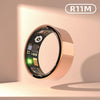 R11M SIZE 12 Smart Ring, Support Heart Rate / Blood Oxygen / Sleep / Multiple Sports Modes(Gold)