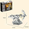 820pcs Dragon Crossbow Puzzle Toys Intelligence Hand Assembly Mechanical Gear Transmission Building Blocks High Difficulty Metal Model