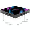 H96 Max-3318 4K Ultra HD Android TV Box with Remote Controller, Android 10.0, RK3318 Quad-Core 64bit Cortex-A53, 2GB+16GB, Support TF Card / USBx2 / AV / Ethernet, Plug Specification:UK Plug