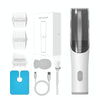 Electric Waterproof Hairdresser Children Low Noise Rechargeable Push Clipper, Specification: Suction Upgrade Version White