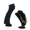 24 x18cm Suede Portrait Neck Model Stand Necklace Jewelry Display Rack Jewelry Holder