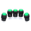 R16-503 16mm 4pin Self-Locking Push Button Switch with Indicator (5 Pcs in One Package, the Price is for 5 Pcs)