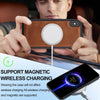 For iPhone XS / X LC.IMEEKE Magsafe Phone Case(Brown)
