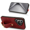 For Huawei Pura 70 5G Wristband Leather Back Phone Case(Red)