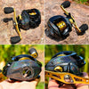 PROBEROS Metal Drop Wheel 18+1 Axis Lure Fish Wheel, Style: DW132SR Right Hand