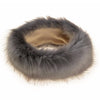 Unisex Winter Imitation Fox Fur Headband Bomber Hat, Size:L58-60cm(Gray)
