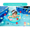 PVC Baby Inflatable Underarm Swim Ring with Side Flaps, Color:S