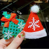 10-in-1 Children Hairpin Set Cute Girls Christmas Hairpins, Style: NO.1 Heart
