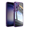 For Samsung Galaxy S25 5G Acrylic Hybrid TPU Armor Shockproof Phone Case(Purple)