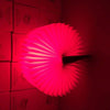 Foldable Pages RGB + Warm White Light Book Shape LED Light , Creative Portable USB Charging Big Size Night Light(Brown)