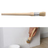 Round Head Long Handle Paintbrush Bristle Wood Handle Brush, Diameter: 20mm