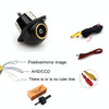 Car Universal HD Night Vision Rear View Reversing Three-Control Fisheye Camera, Style: AHD720P Straw Hat