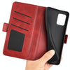 For Alcatel 1B 2022 Dual-side Magnetic Buckle Horizontal Flip Leather Phone Case(Red)