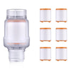 Household Washing Machine Electrical Water Heater Water Purification Filter With 6 Cartridges, Style: Faucet Filter