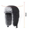 Outdoor Windproof Hat Winter Thickened Cotton Cap Warm Coldproof Riding Cap, Cap Size: 58-62cm (Red)