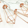 1.5m 10 LEDs Retro Iron Metal Diamond Home Decoration LED Fairy String Light